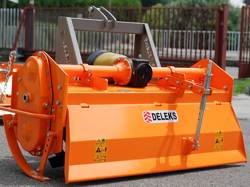 heavy rotavator tiller for tractors working width 180cm for soil preparation mod dfh 180