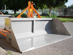 heavy hydraulic transport box for tractor pri 160 h