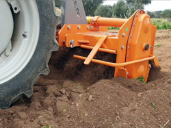 heavy rotavator tiller for tractors working width 150cm mod dfh 150