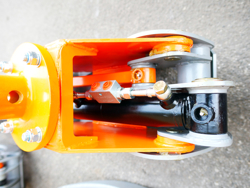 log grapple for mini diggers forest crane or manur loading dk11 c