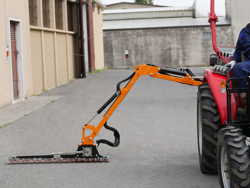tractor mounted hedge cutter airone 160 tr