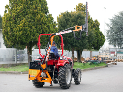 tractor mounted hedge cutter airone 160 tr