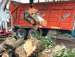 log grapple mini diggers forest crane or manure loading dk 16