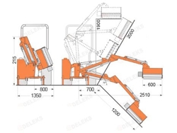 tractor mounted hedge cutter airone 60