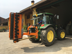 sideshift flail mower heavy offset side mulcher for tractors alce 160