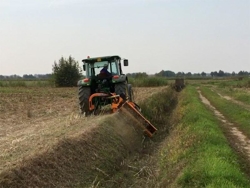 sideshift flail mower heavy offset side mulcher for tractors alce 180