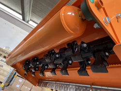 shredder with hydraulic side shift for orchard tractors mod jaguar 170