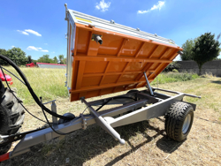 3 way hydraulic tipping trailer for tractor rm 14 t3