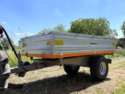 3 way hydraulic tipping trailer for tractor rm 14 t3