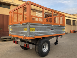 3 way hydraulic tipping trailer for tractor rm 14t3s