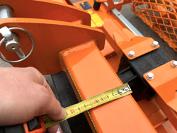 adjustable stone burier for tractors rotary tiller dfu 120