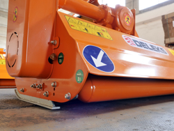 flail mower for compact tractors 140cm mulcher shredder with hammers lince 140