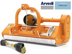 flail mower with adjustable sideshift multipurpose mulcher 100cm with hammers lince sp100