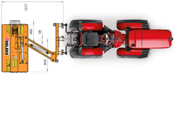 multi use sideshift mulcher for tractors volpe 120
