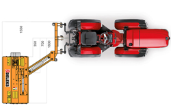 multi use sideshift mulcher for tractors volpe 120