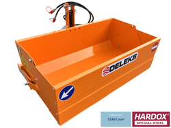 tipping transportbox for tractor bucket 140 h l
