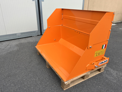 tipping transportbox for tractor bucket 140 h l