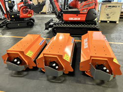 forestry mulcher of 100cm for mini excavators hydraulic shredder mod arm 100