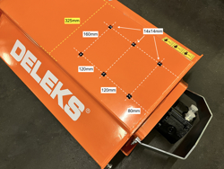 forestry mulcher of 120cm for mini excavators hydraulic shredder mod arm 120
