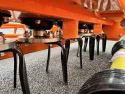 adjustable power harrow for tractors kr 120