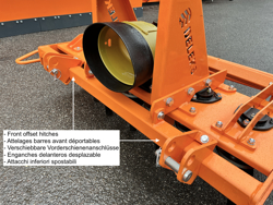 adjustable power harrow for tractors kr 120