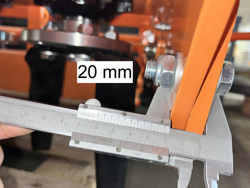 adjustable power harrow for tractors kr 120