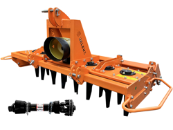 adjustable power harrow for tractors kr 160