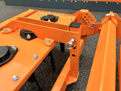 adjustable power harrow for tractors kr 160