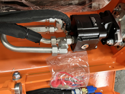 forestry mulcher of 120cm for mini excavators hydraulic shredder mod arh 120