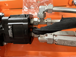 forestry mulcher of 120cm for mini excavators hydraulic shredder mod arh 120