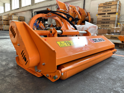 shredder with hydraulic side shift for orchard tractors mod jaguar 130