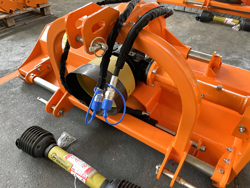 shredder with hydraulic side shift for orchard tractors mod jaguar 130