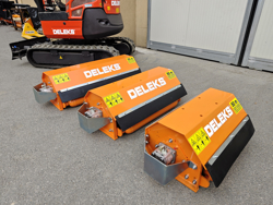 forestry mulcher of 80cm for mini excavators hydraulic shredder mod ar 80