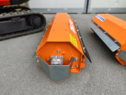 forestry mulcher of 100cm for mini excavators hydraulic shredder mod ar 100