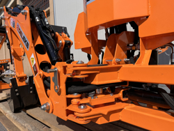 mini backhoe for universal compact tractors drs 1000