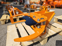 tree shear log grapple for mini excavators cf 10