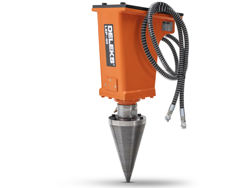 screw log splitter for mini excavator lsp40