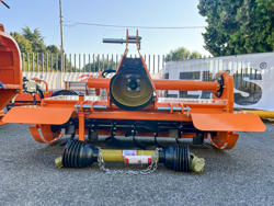 medium heavy rotavator tiller for tractor working width 125cm manuall sideshift mod dfm 125