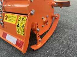 medium heavy rotavator tiller for tractor working width 125cm manuall sideshift mod dfm 125
