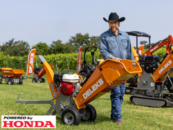 petrol chipper shredder dk 500 honda