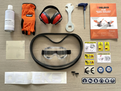 petrol chipper shredder dk 800 lf