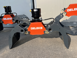 stone and sorting grapple for mini diggers and forest cranes dkp 10