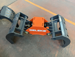 stone and sorting grapple for mini diggers and forest cranes dkp 15