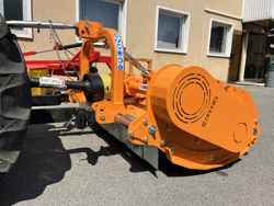 adjustable sideshift mower for tractors shredder mulcher mod gepard 210