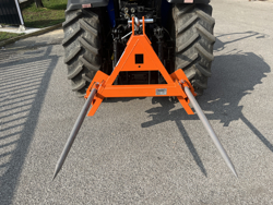 hey bale fork for small traktors dk 6
