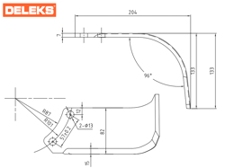 heavy rotavator tiller for tractors working width 180cm for soil preparation mod dftr 180
