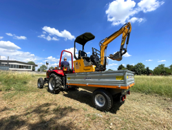 3 way hydraulic tipping trailer for tractor rm 14 t3h