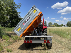 3 way hydraulic tipping trailer for tractor rm 14 t3h