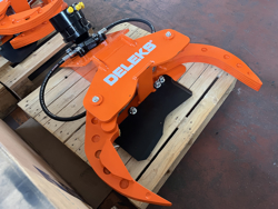 tree shear log grapple for mini excavators cf 11r