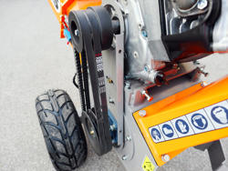 petrol chipper shredder woodchipper with engine dk 800 honda